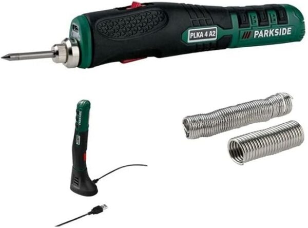 PARKSIDE Saldatore a Batteria PLKA 4 con LED e Impugnatura Gommata